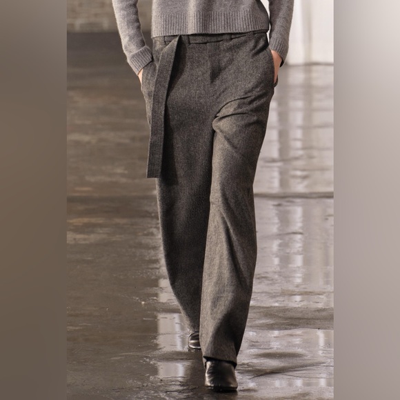 Wide leg Grey dress pants - Picture 1 of 7